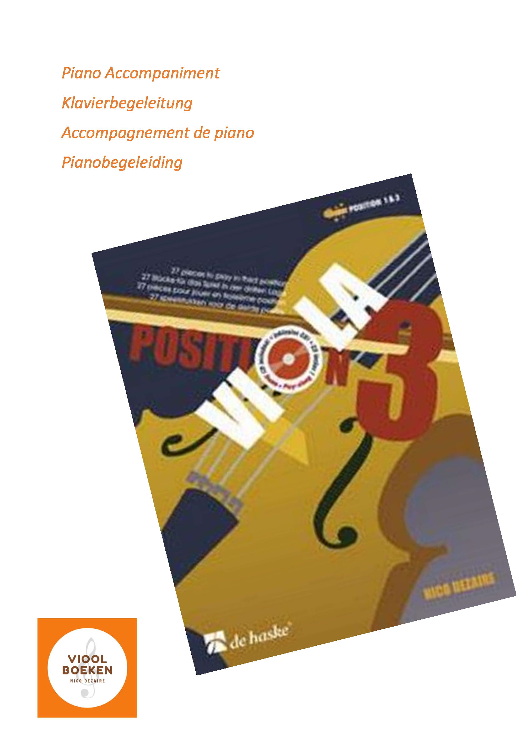 Viola Position 3 Piano Accompaniment (e-book)